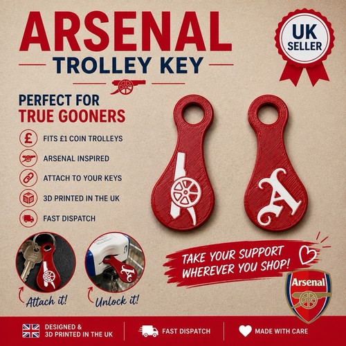 Arsenal inspirierter trolley - arsenal,