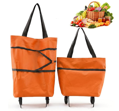 Foldable shopping bag - 2-in-1,