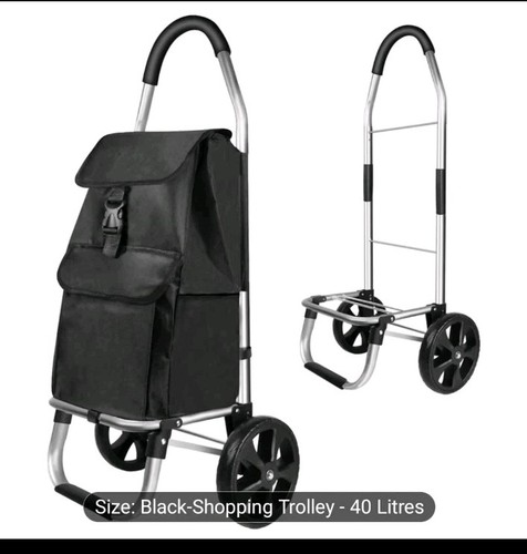 Aluminum shopping trolley - shopping,